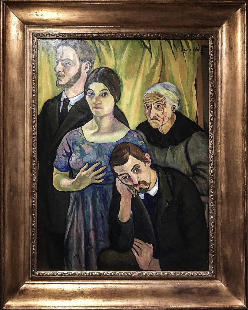 Portret rodzinny. Obraz namalowany współnie przez Suzanne Valadon, Maurice'a Utrillo praz André Uttera, artysty, który był wielką miłością Suzzane (Yann Caradec/CC BY-SA 2.0).