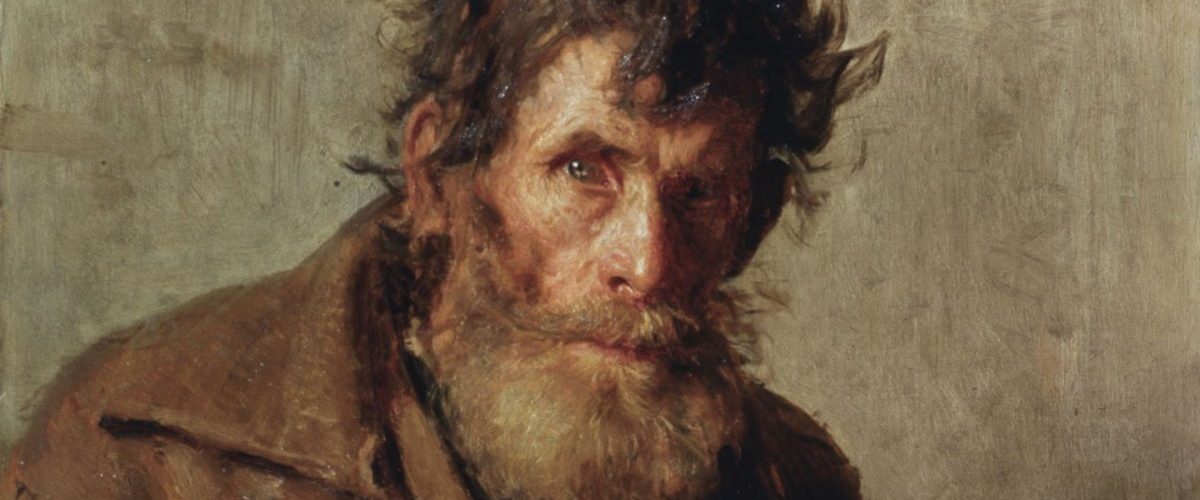 Rosyjski chłop z XIX wieku na obrazie Ilji Repina.