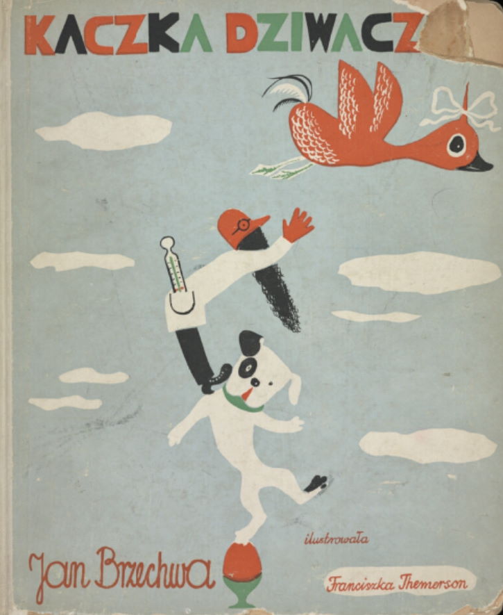 Kaczka dziwaczka Jana Brzechwy. Okładka wydania z 1939 roku.