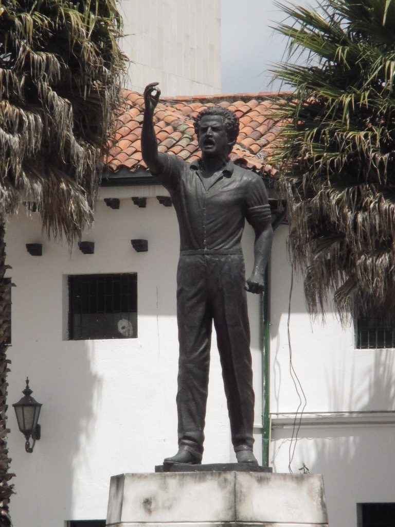 Posąg upamiętniający Galána w Bogocie (Felipe Restrepo Acosta/CC BY-SA 3.0).