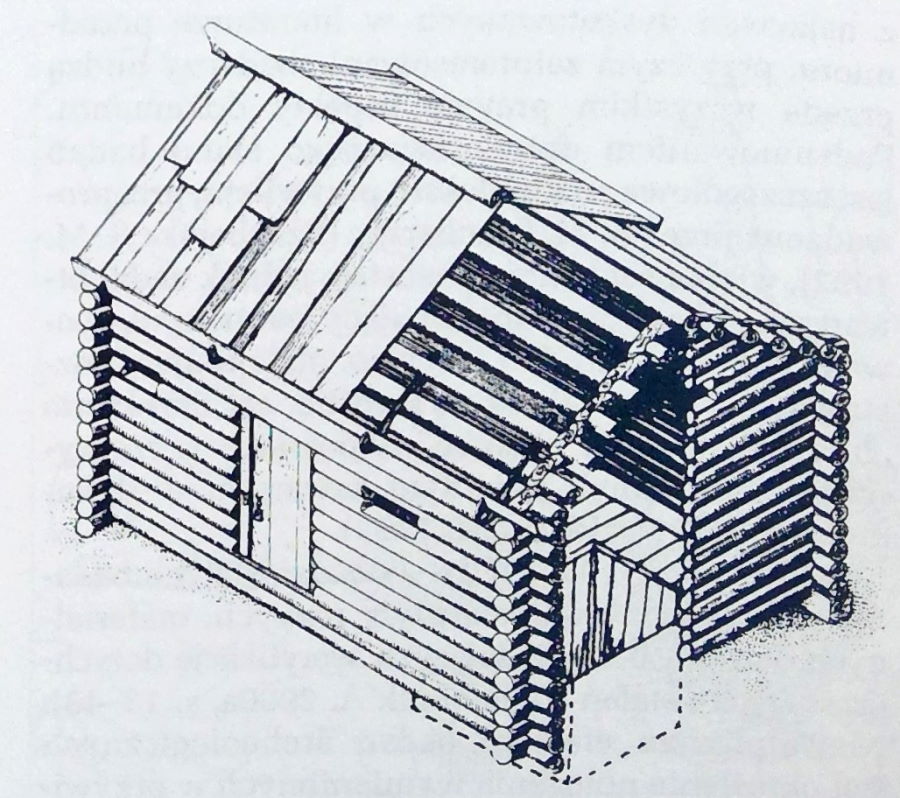 Wczesnośredniowieczna chata zrębowa