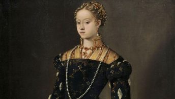 Katarzyna Habsburżanka na portrecie pędzla Tycjana.