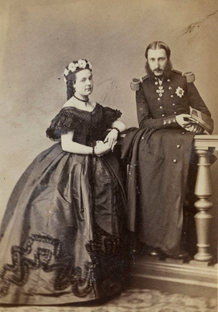 Leopold i Henrietta. Zdjęcie z połowy lat 60. XIX wieku (domena publiczna).