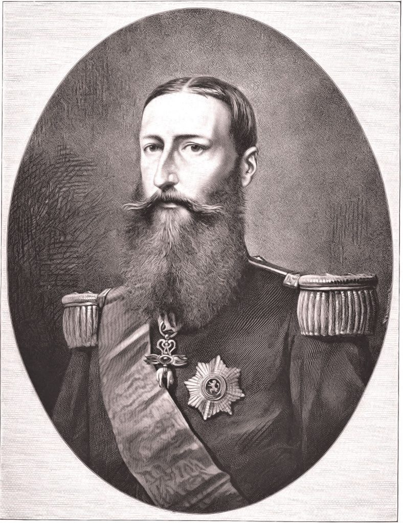 Największym beneficjentem konferencji w Berlinie był Leopold II. Na ilustracji podobizna władzy z 1888 roku ( Eug. Devaux/domena publiczna).