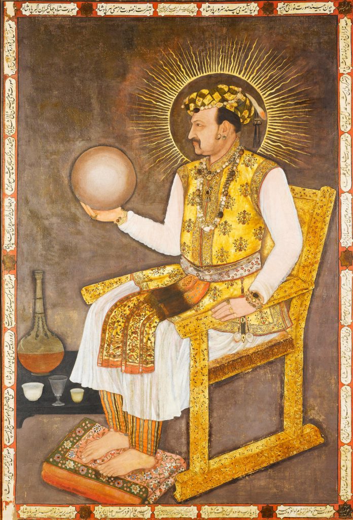 Portret cesarza Dźahangira z 1617 roku (Abu al-Hasan/domena publiczna).