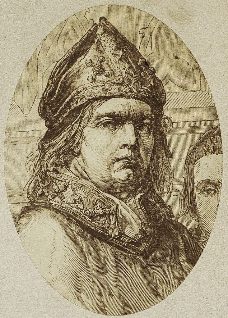 Władysław III pozsotawał od dziecka pod wpływem Zbigniewa Oleśnickiego (Jan Matejko/domena publiczna).