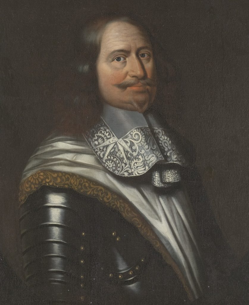 Jakub Kettler próbowął przykonać królów Właysława IV i Jana Kazimierza, aby przyłączyli się do planowanej przez niego zamorskiej ekspansji (domena publiczna).