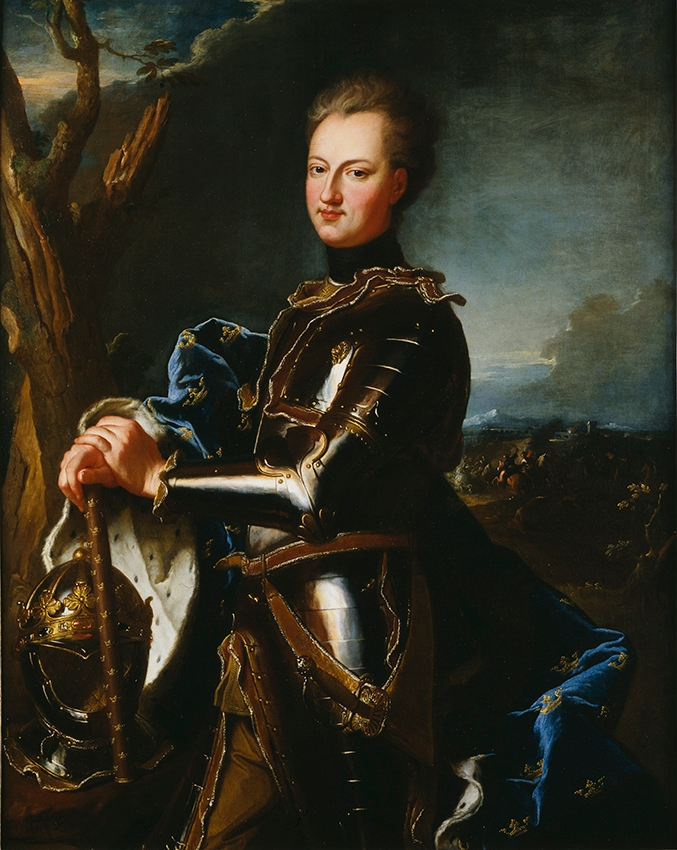 Karol XII na portrecie wykonanym w 1715 roku (domena publiczna).