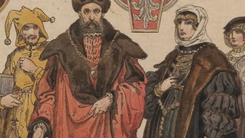 Bona Sforza i Zygmunt Stary według Jana Matejki.