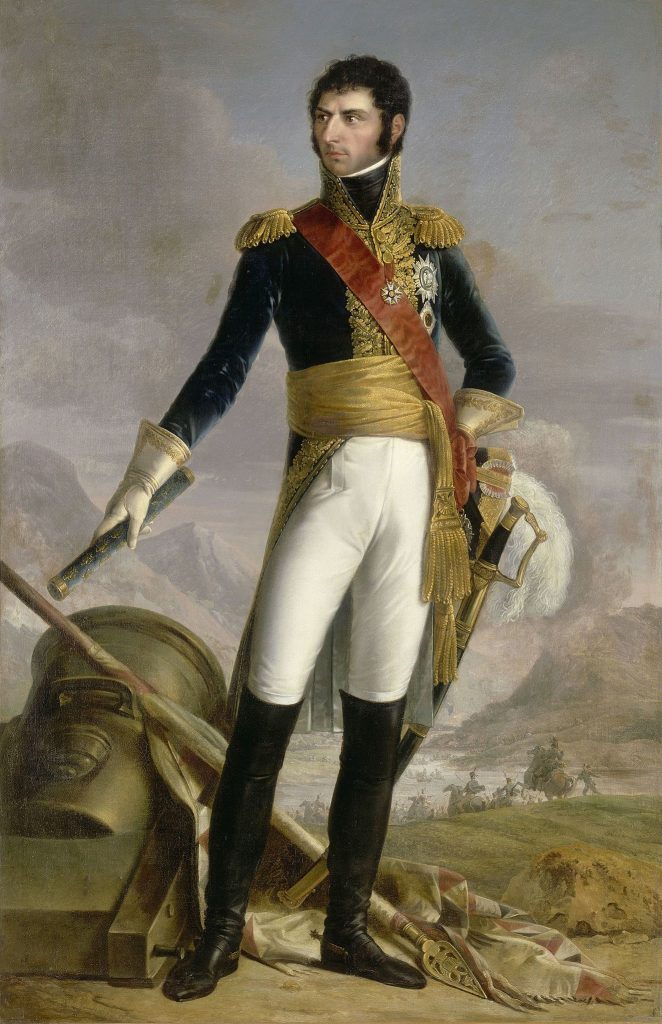 Były fracuskim marszałek Jean Baptiste Bernadotte, już jako nastepca Szwedzkiego tronu stanął po stronie wrogów Napoleona (domena publiczna/François Kinson).