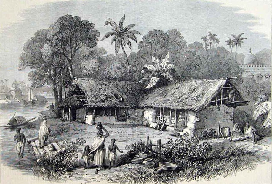 Mieszkańcy Bengalu na ilustracji z XIX wieku (domena publiczna).