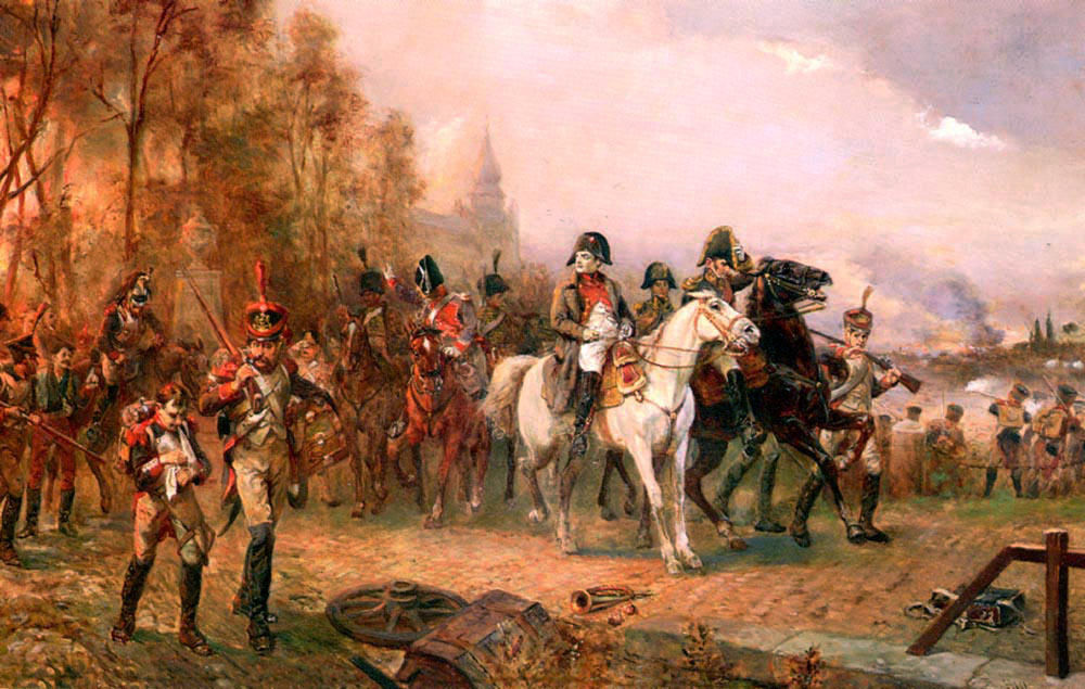 Napoleon pod Borodino (Robert Alexander Hillingford/domena publiczna).