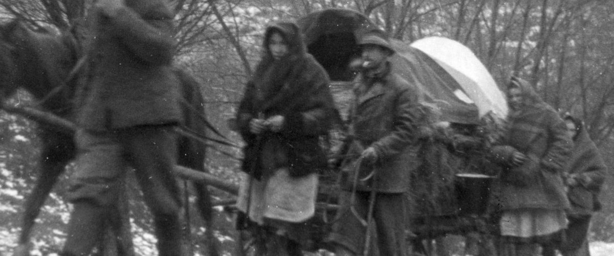 Polscy uchodźcy. Fotografia z 1941 roku.