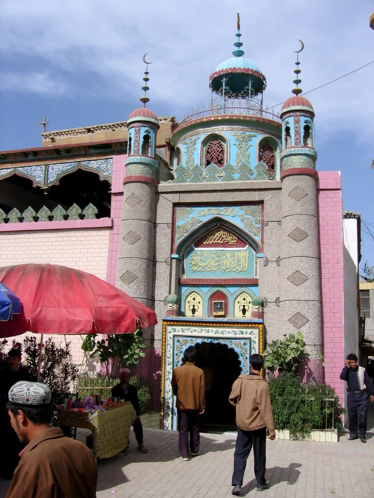 Ujgurski meczet w Hatan (Colegota/CC BY-SA 2.5 ES).