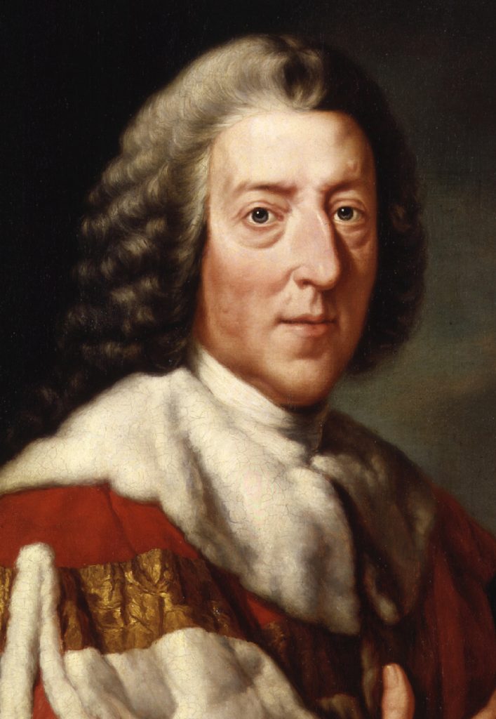 W Izbie Lordów atak na kompanię prowadził między innymi William Pitt (Richard Brompton/domena publiczna).