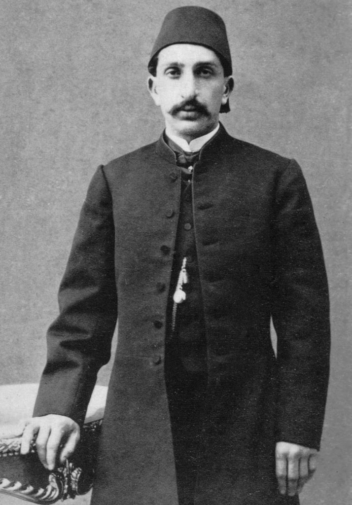 Sułtan Abdülhamid II. Fotografia portretowa.