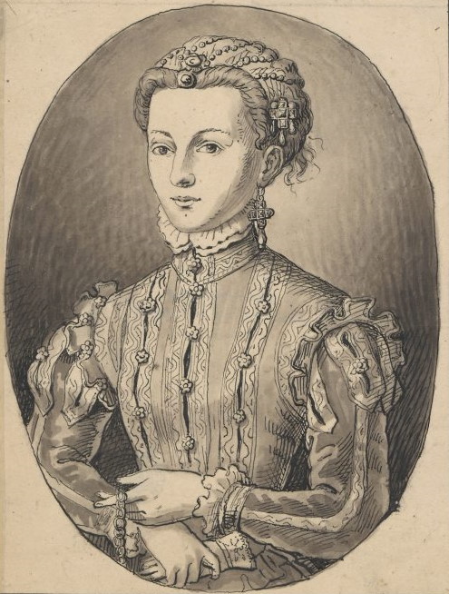 Elżbieta Habsburżanka według Aleksandra Lessera.