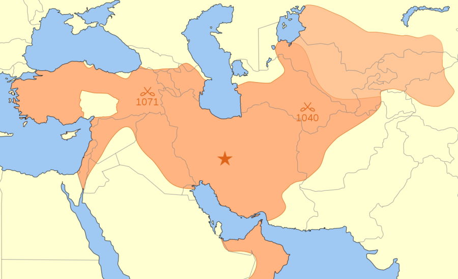 Imperium seldżuckie u szczytu potęgi - w roku 1092.