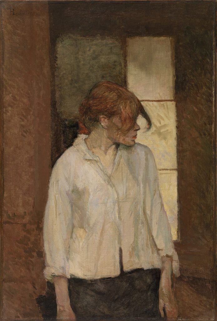 Namalowany przez Toulouse-Lautrec między 1886 a 1887 roku obraz W Montrouge (domena publiczna).