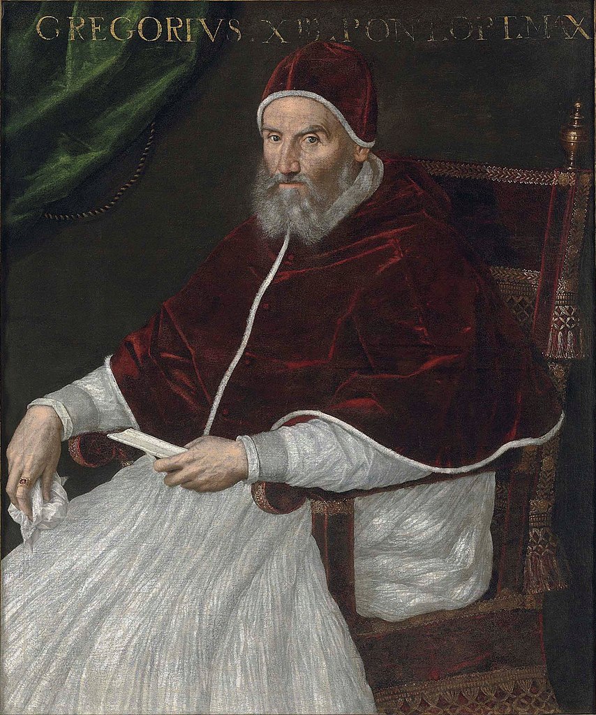 Papież Grzegorz XIII (Lavinia Fontana/domena publiczna).