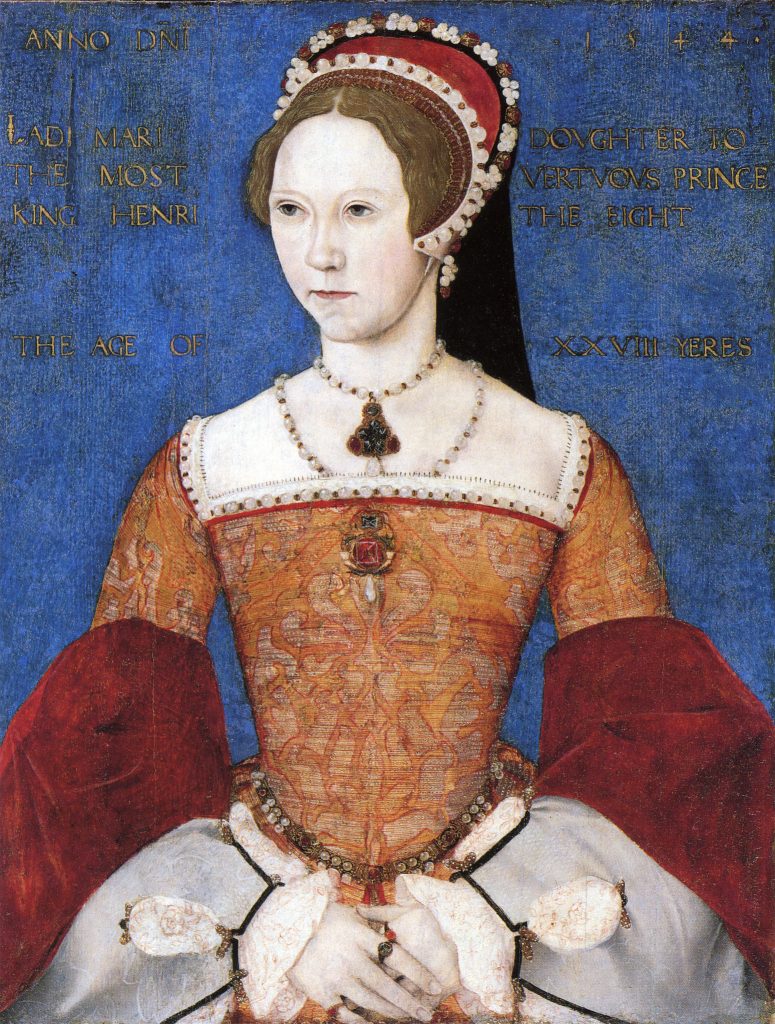 Portret Marii wykonany w 1544 roku (Mistrz Jan/domena publiczna).