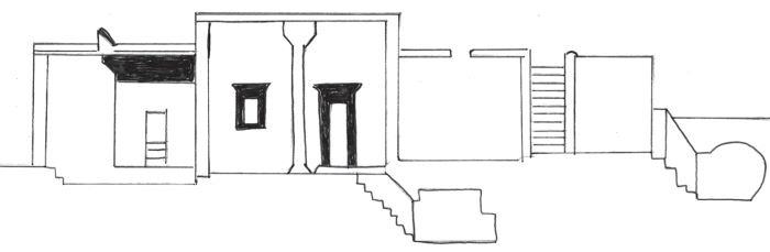 Egyptian four-room house