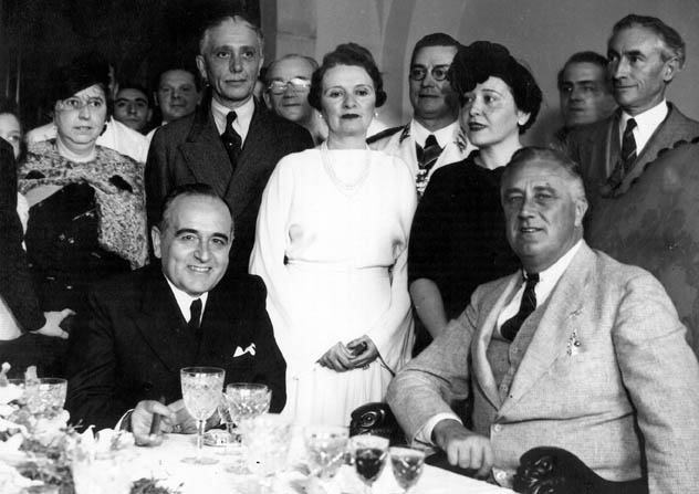 Franklin Delano Roosevelt podczas wizyty w Brazylii w 1936 roku.