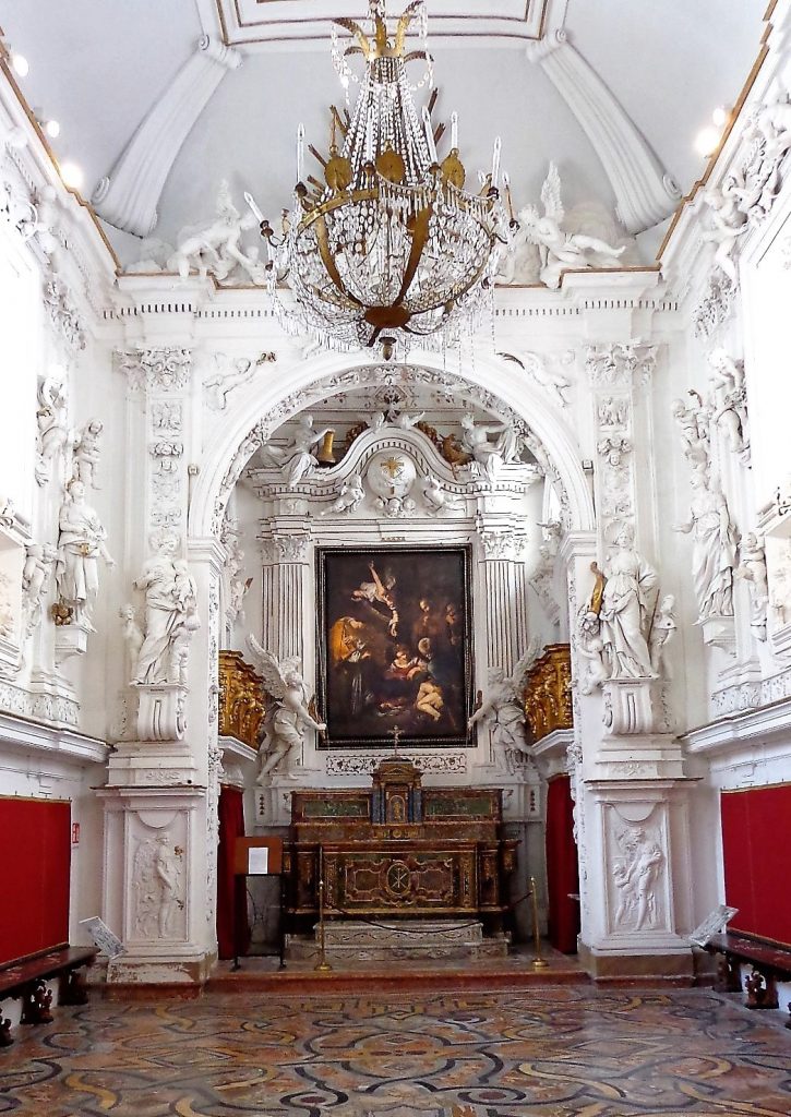 Church of the Oratorio di San Lorenzo.  From there he began the worship of the shepherds of St. Peter.  Francis and Lawrence.  There is currently a copy of it (Effems / CC BY-SA 4.0).