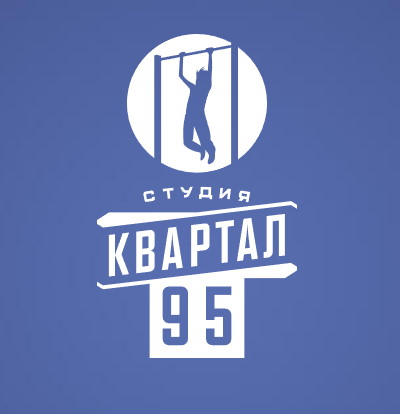 Logotyp studia Kwartał 95, z którego wywodzi się Wołodymyr Zełenski.