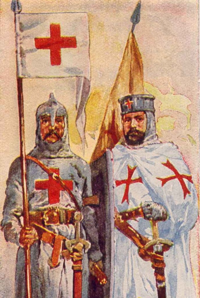 Templariusze nie wierzyli w coś takiego jak okoliczności łagodzące (Roque Gameiro/domena publiczna).
