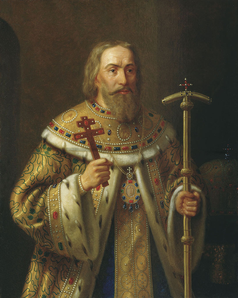 Filaret Romanow już jako patriarcha Moskwy (Nikanor Tiutriumow/domena publiczna).