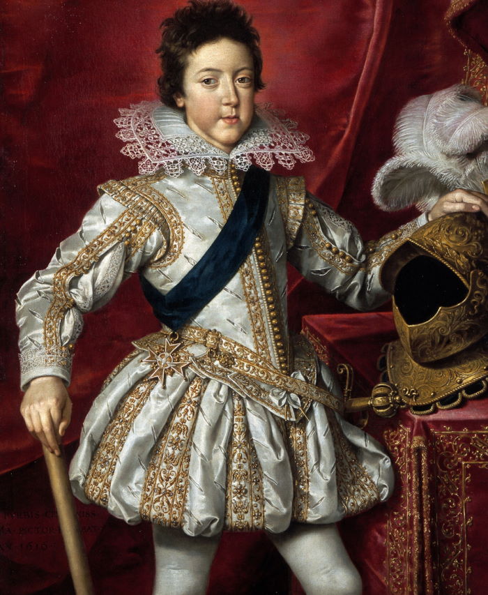 Ludwik XIII na potrecie z 1616 roku.