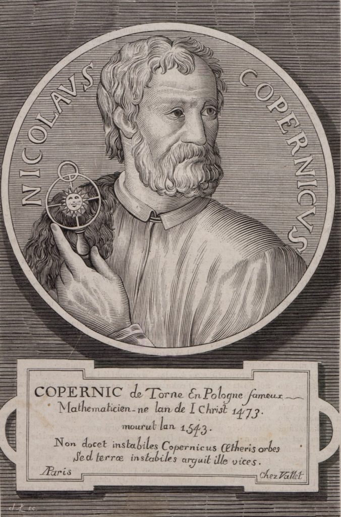 Mało znana podobizna Kopernika z francuskiej litografii (domena publiczna).