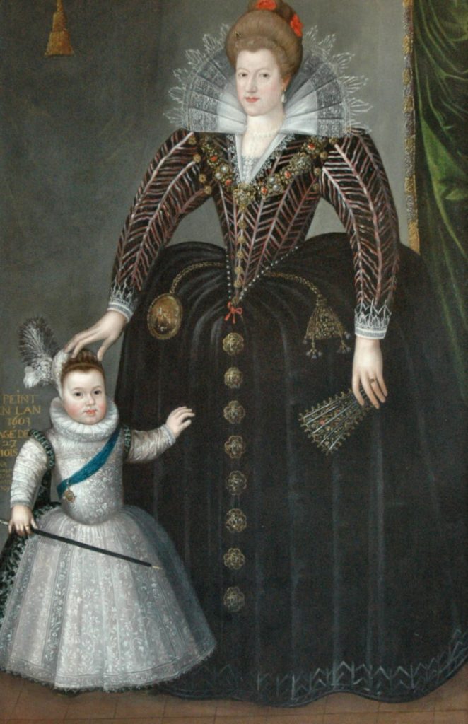 Maria Medycejska z synem i następcą tronu Ludwikiem