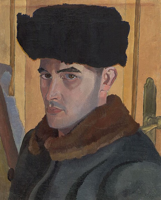 Autoportret Witkacego z około 1910 roku (domena publiczna).