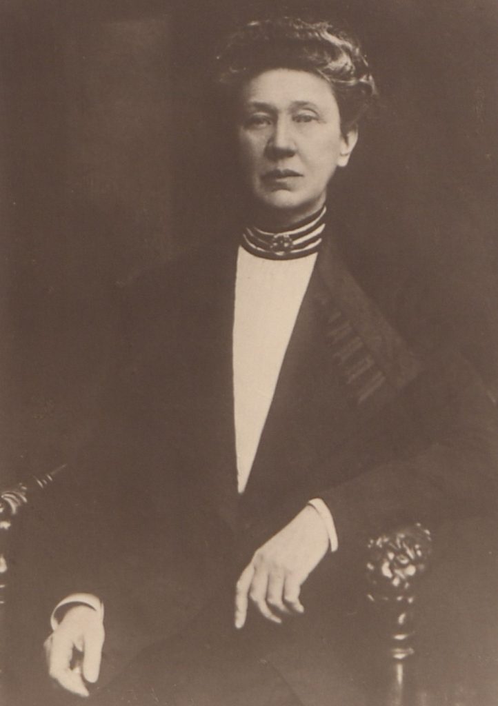 Cecylia Plater-Zyberk. To w jej pensji uczyła się Helena. Zdjęcie z około 1910 roku (domena publiczna).