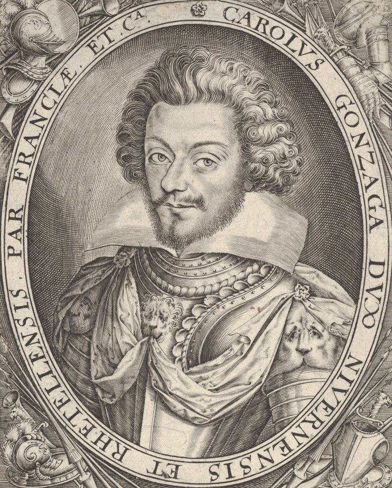 Książę Ludwik Gonzaga. Rycina nowożytna