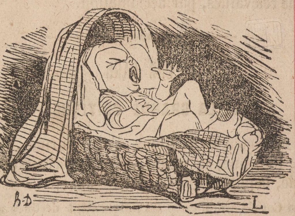 Maria Konopnicka traktowała nieślubne dziecko Heleny jako balast. Ilustracja poglądowa (Honoré Daumier/domena publiczna).