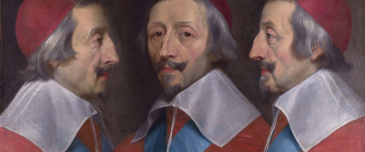 Potrójny portret kardynała Richelieu. Obraz z ok. 1642 roku.
