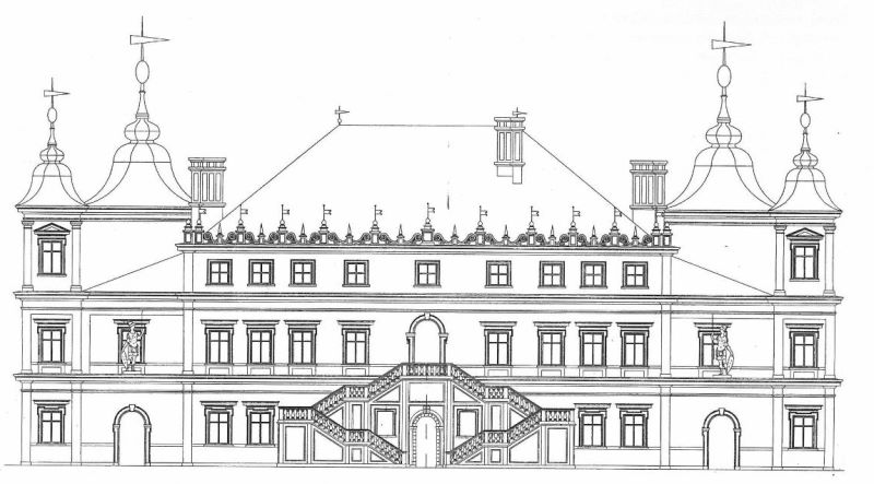 Rekonstrukcja barokowej fasady pałacu ogrodowego (Kazimierzowskiego)