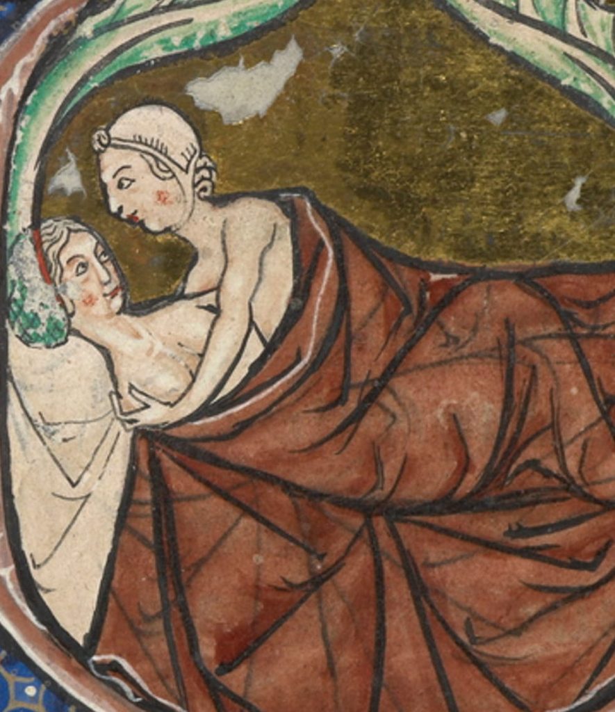 Średniowieczni małżonkowie mieli jasno wyznaczone dni kiedy nie mogli się kochać (domena publiczna).