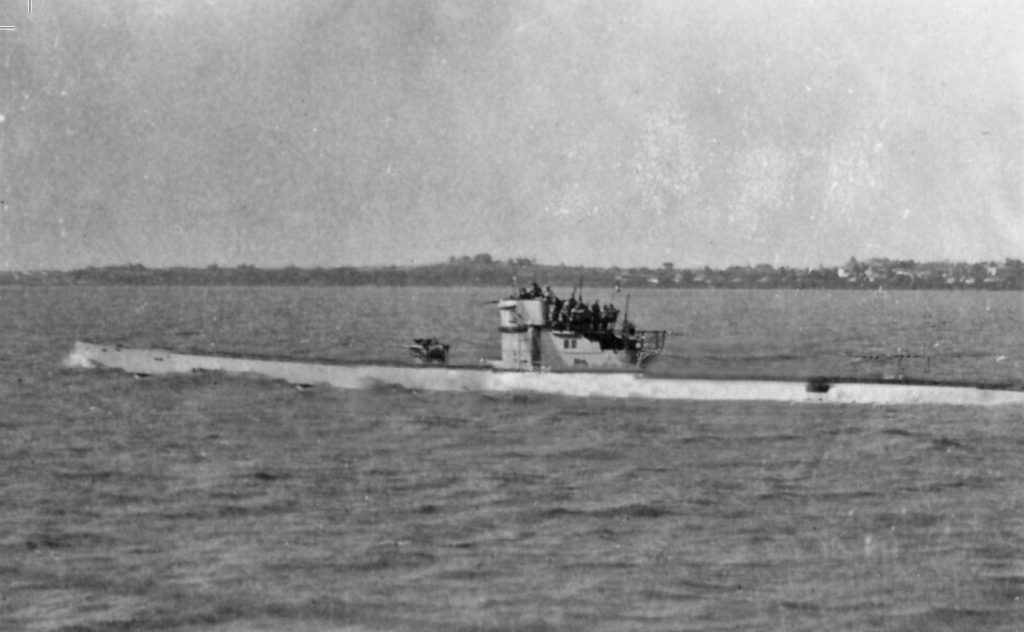U-505 na morzu (materiały prasowe).