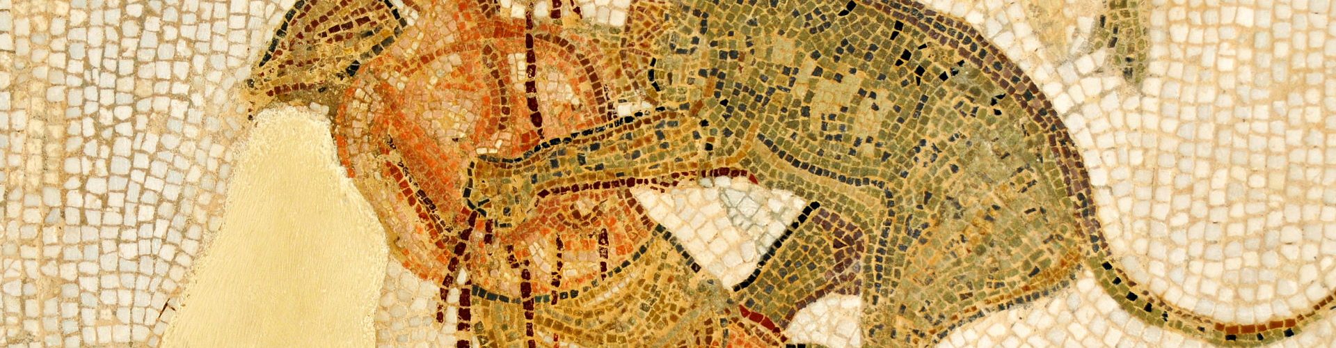 Więzień pożerany przez leoparda. Rzymska mozaika z II wieku n.e.