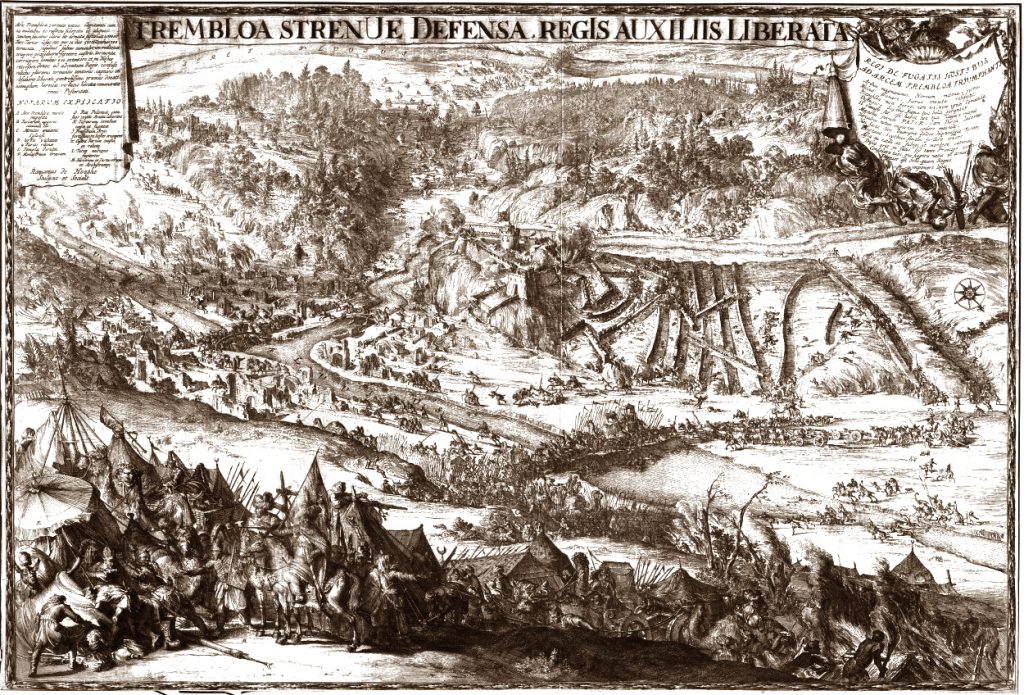 XVII-wieczne przedstawienei oblężenia Trembowli (Romeyn de Hooghe/domena publiczna).