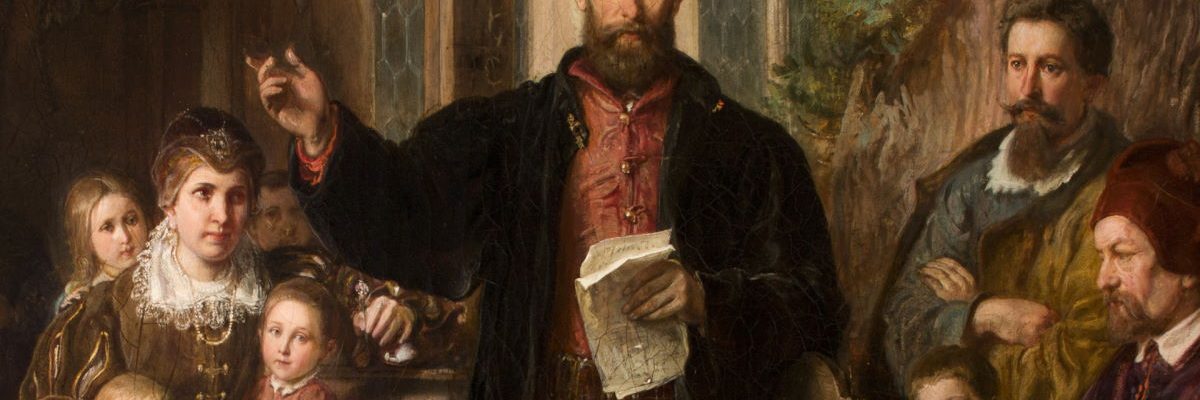 Jan Kochanowski na XIX-wiecznym obrazie Władysława Łuszczkiewicza