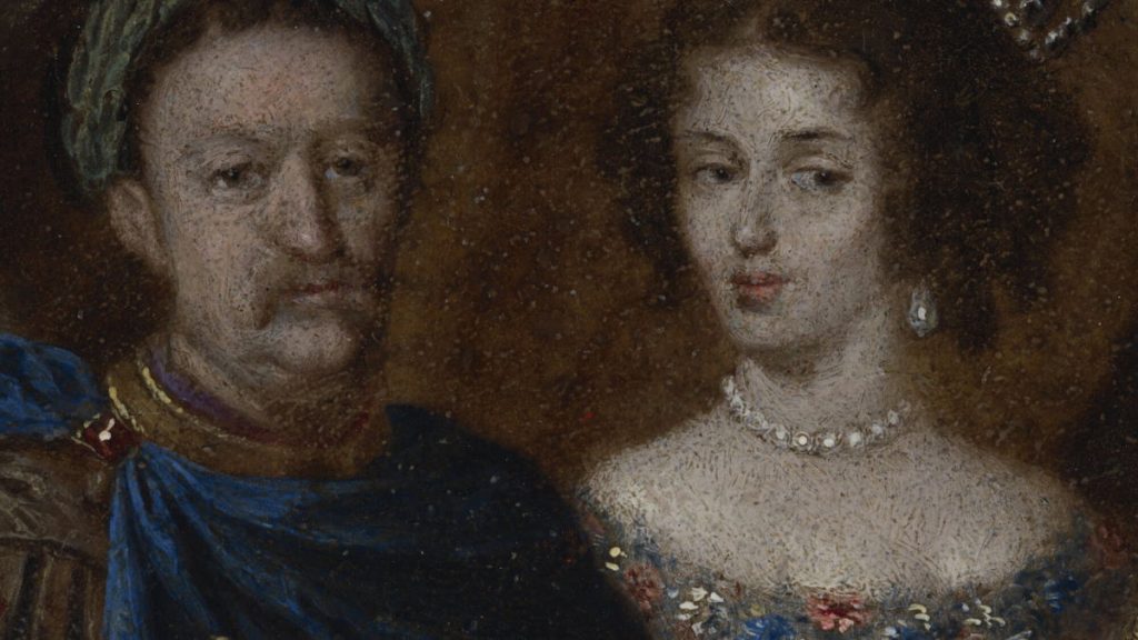 Jan Sobieski i Maria Kazimiera. Portret podwójny z 1677 roku.