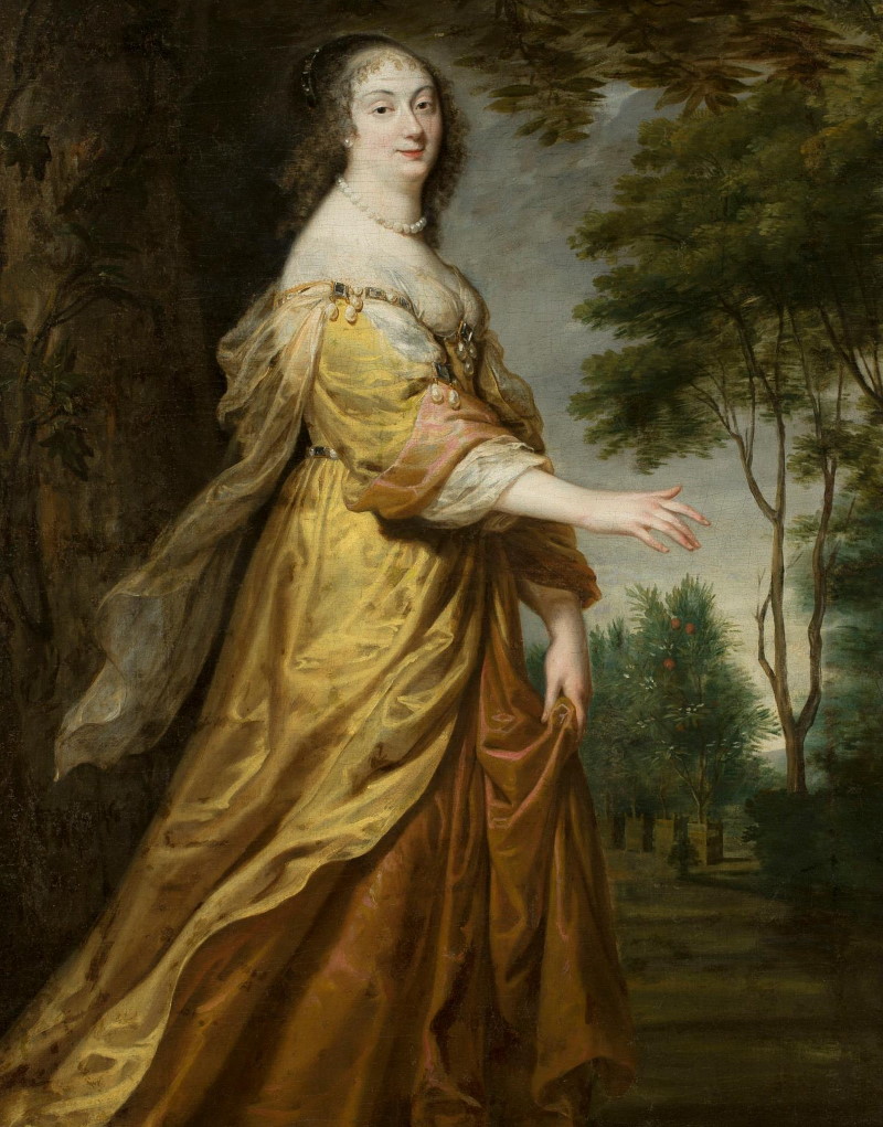 Ludwika Maria na potrecie pędzla Justusa van Egmonta, wykonanym niedługo przed jej wyjazdem z Francji.