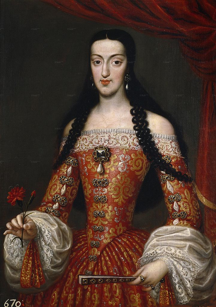 Pierwsza żona Karola II Maria Ludwika Orleańska (José García Hidalgo/domena publiczna)..