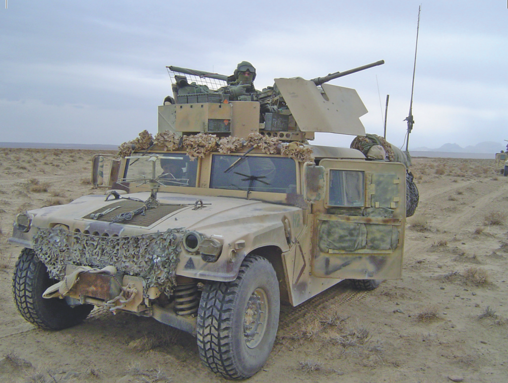 Humvee już po modyfikacjach Navala. Zdjęcie z ksiązki Afganistan na kołach (materiały prasowe).