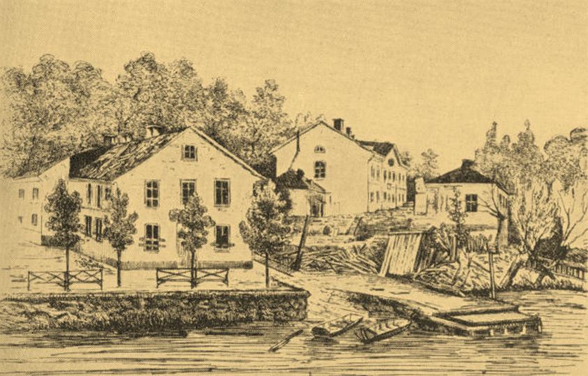 Heleneborg po wybuchu z 3 września 1864 roku (domena publiczna).